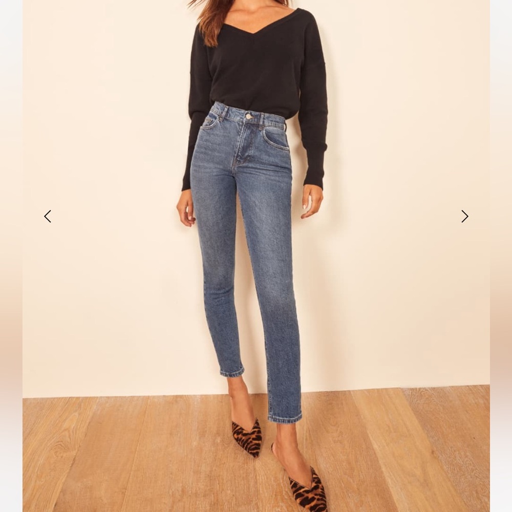 Reformation High&Skinny Crop Jeans (25)